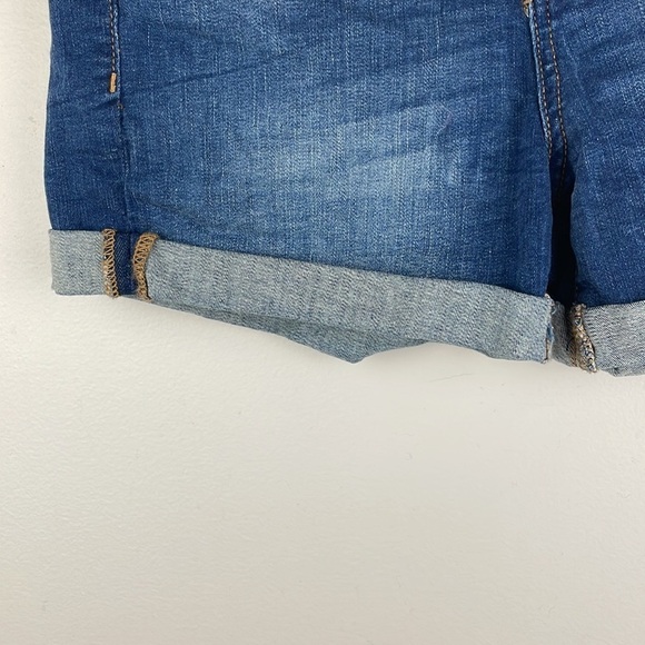AEROPOSTALE Super High Rise Stretch Jean Shorts SZ 4 Button Front Women - Picture 3 of 10